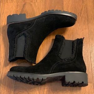 Sam Edelman Jaclyn Black Suede Boot Size 8.5